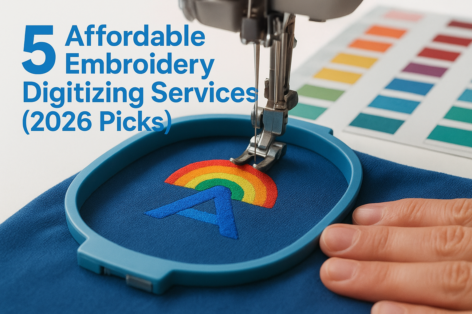 5 Affordable Embroidery Digitizing Services (2026 Picks)