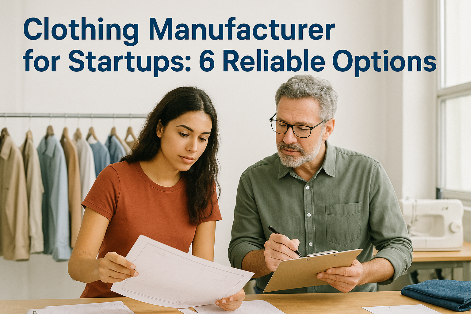 Clothing Manufacturer for Startups: 6 Reliable Options