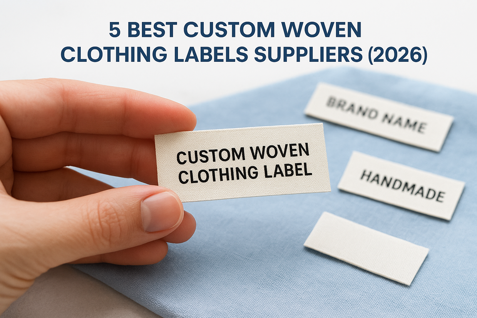 5 Best Custom Woven Clothing Labels Suppliers (2026)