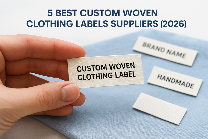 5 Best Custom Woven Clothing Labels Suppliers (2026) – Manludini