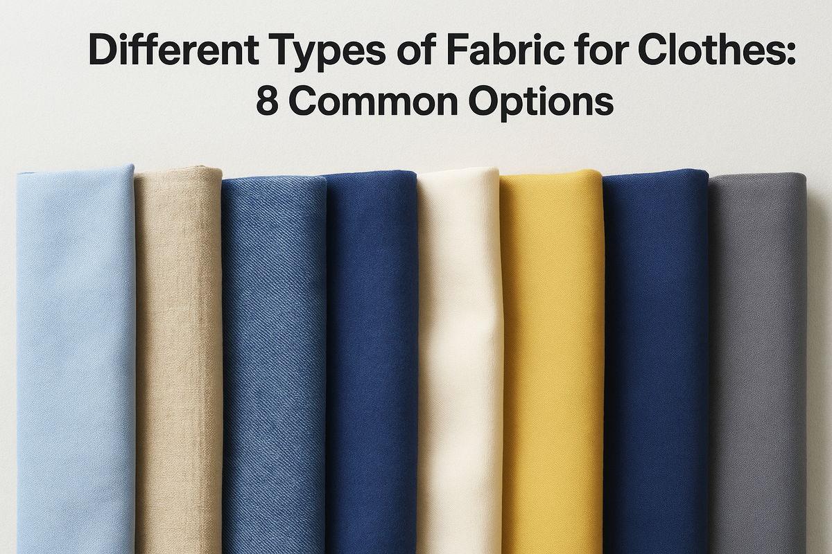 Different Types of Fabric for Clothes: 8 Common Options – Manludini