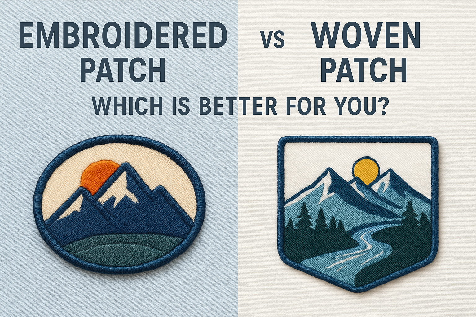 Embroidered Patch Vs Woven Patch: Which Is Better for You?