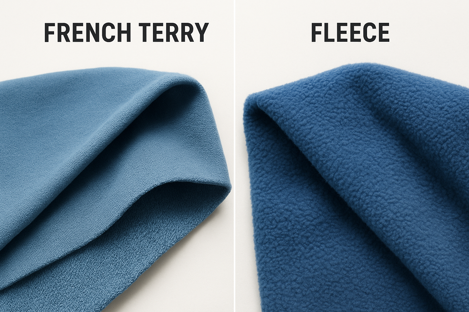 French Terry Fabric vs Fleece: Key Differences Explained