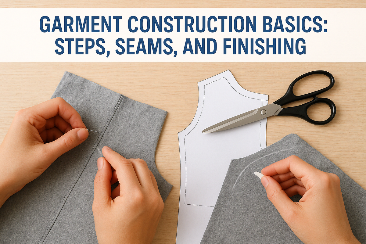 Garment Construction Basics: Steps, Seams, And Finishing – Manludini