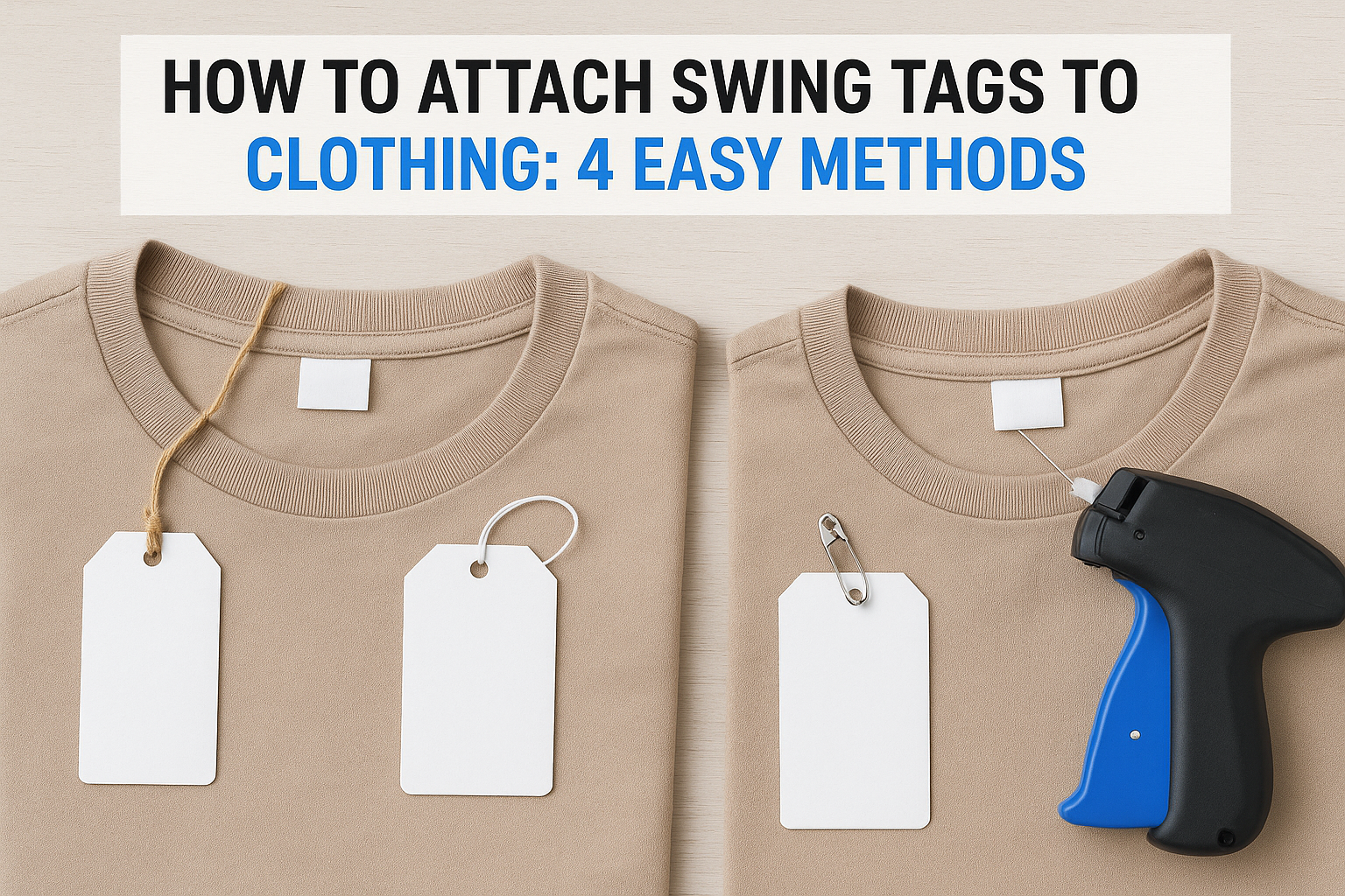 How To Attach Swing Tags To Clothing: 4 Easy Methods