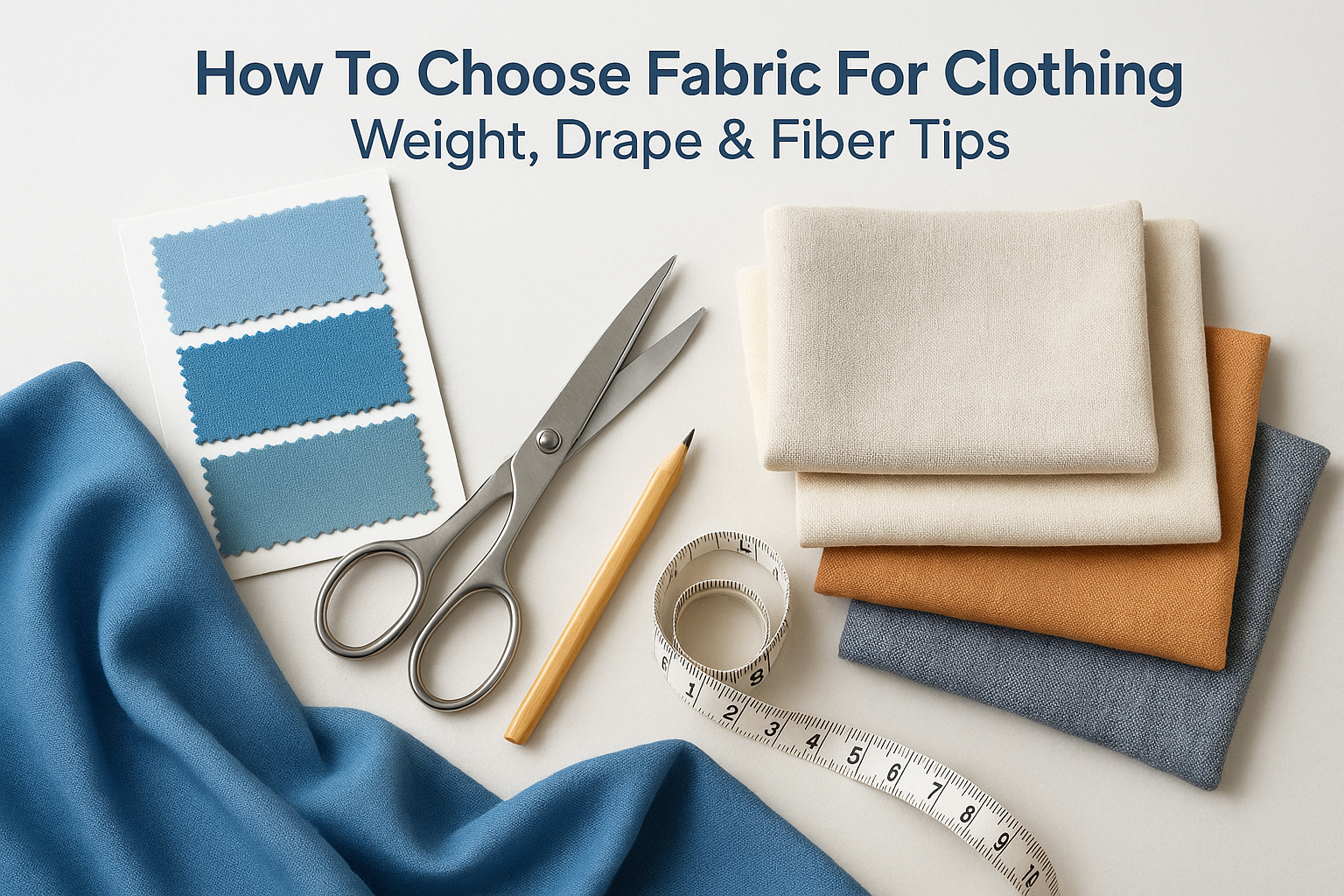 How To Choose Fabric For Clothing: Weight Drape & Fiber Tips