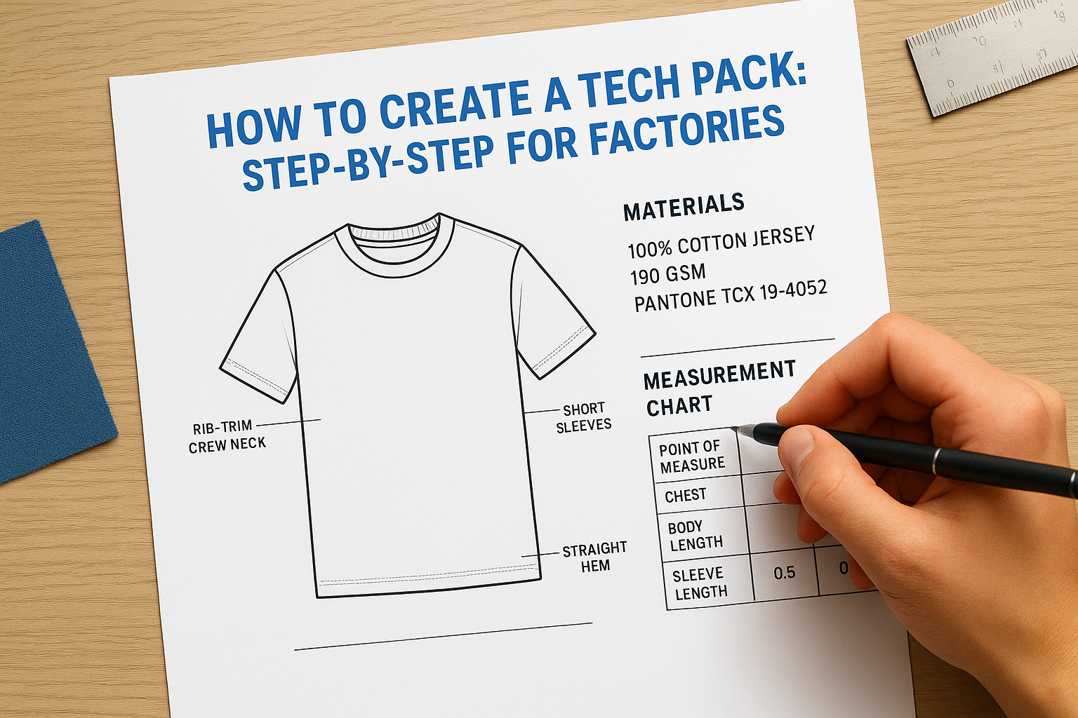 How to Create a Tech Pack: Step-by-Step for Factories