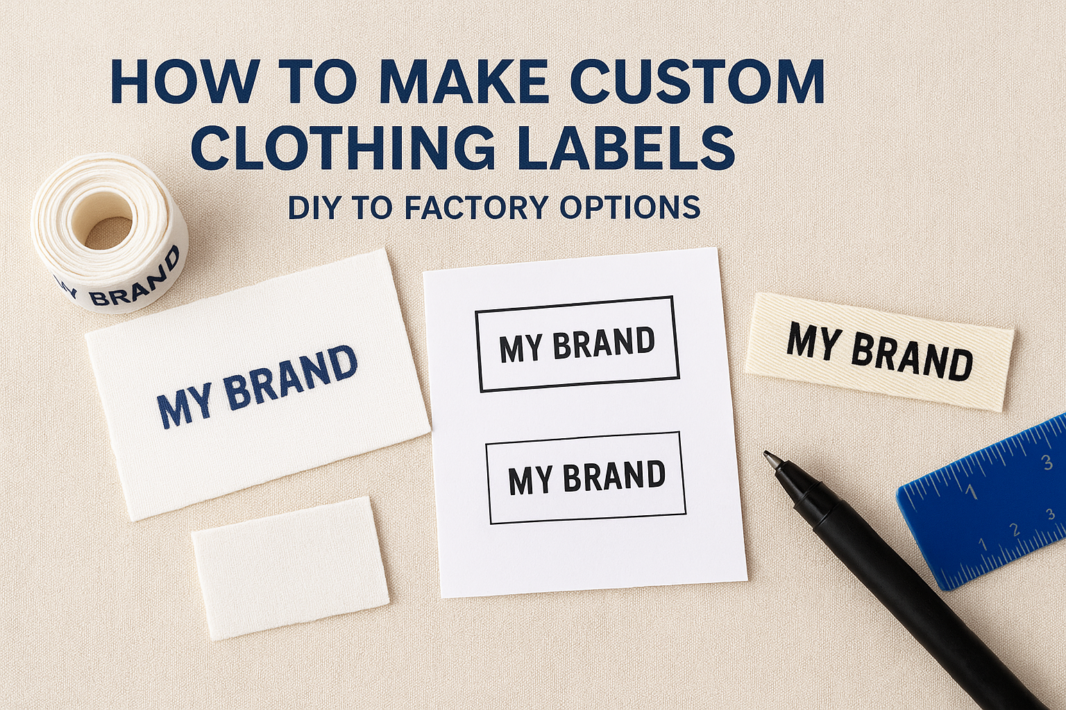 How To Make Custom Clothing Labels: DIY To Factory Options