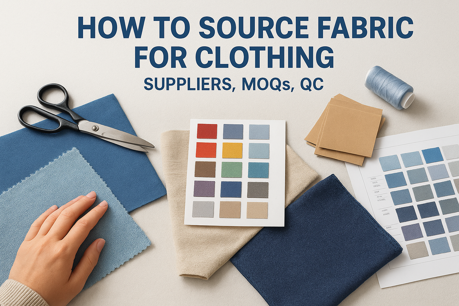 How To Source Fabric For Clothing: Suppliers, MOQs, QC