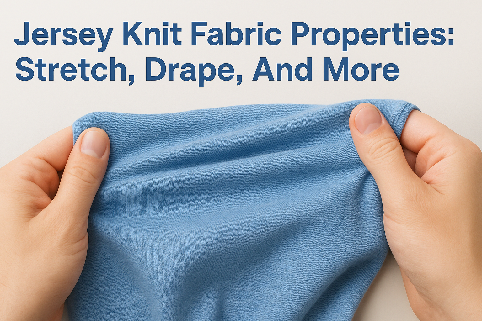 Jersey Knit Fabric Properties: Stretch, Drape, And More