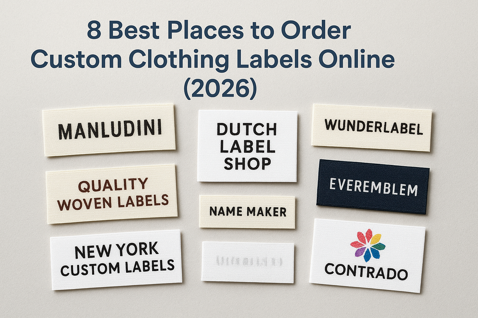 8 Best Places to Order Custom Clothing Labels Online (2026)