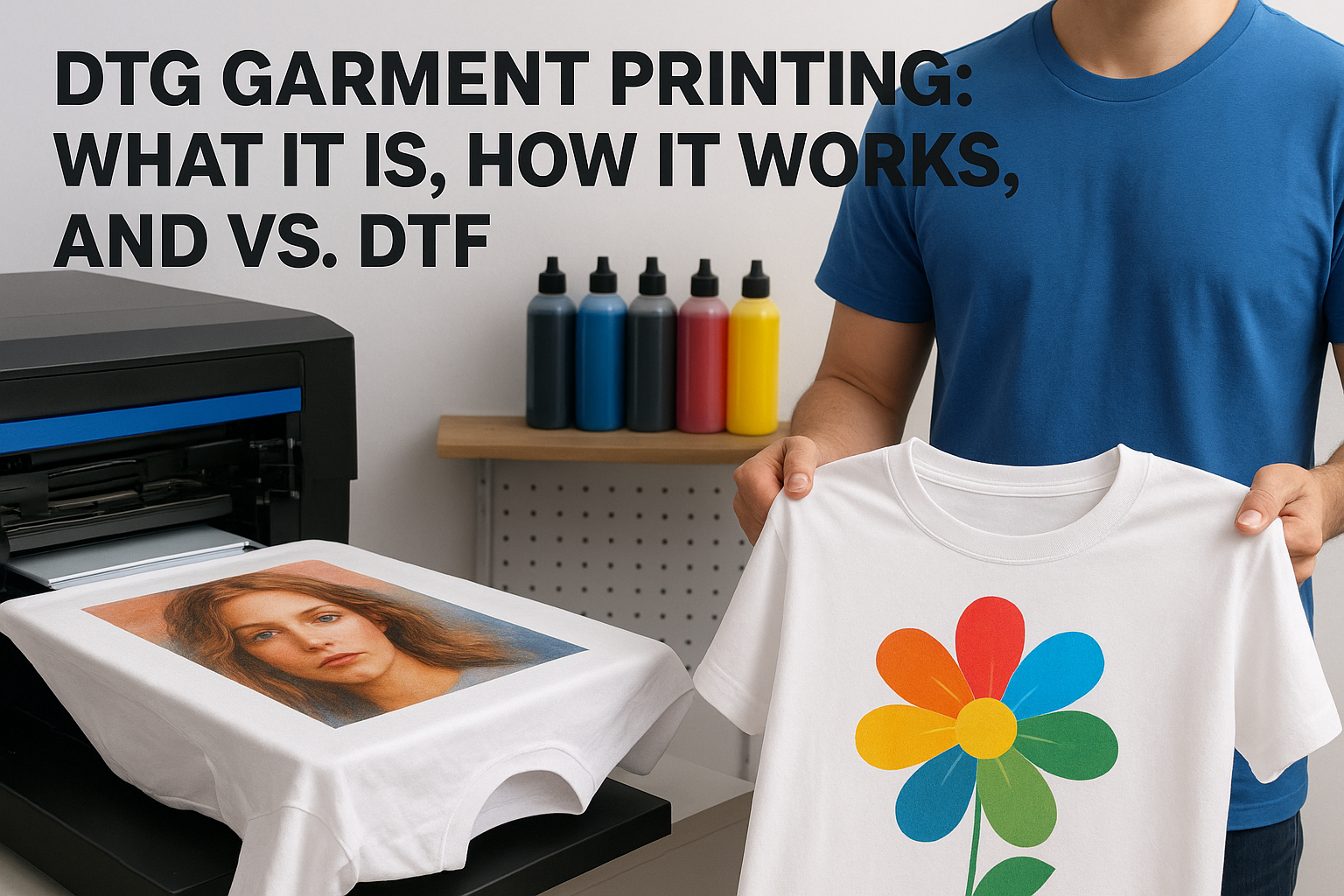 DTG Garment Printing: What It Is, How It Works, And Vs. DTF