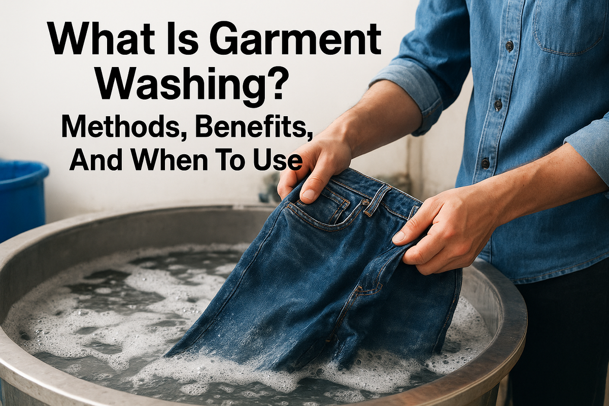 What Is Garment Washing? Methods, Benefits, And When To Use – Manludini