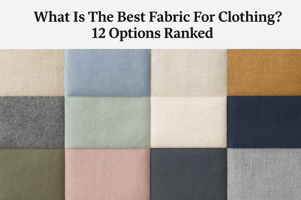 What Is The Best Fabric For Clothing? 12 Options Ranked – Manludini