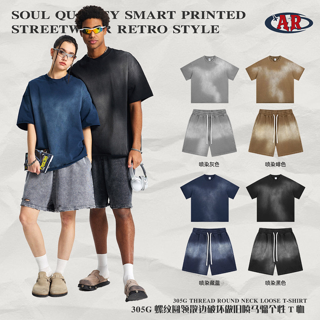 Heavyweight Washed Shorts - 7651