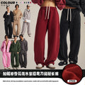 Washed Fleece-Lined Pants - K06