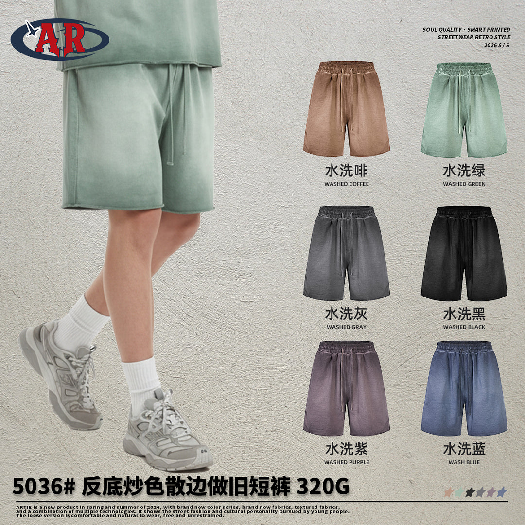 Washed Shorts - 5036