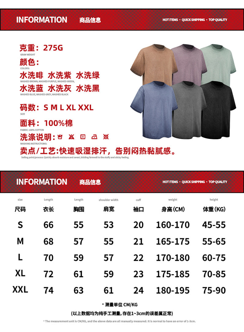 Washed T-Shirt - 3006