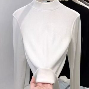 Mousse Cashmere Brushed Base Layer Top